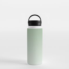 Smooth Sage Minimalist Ombré Gradient Abstract Water Bottle