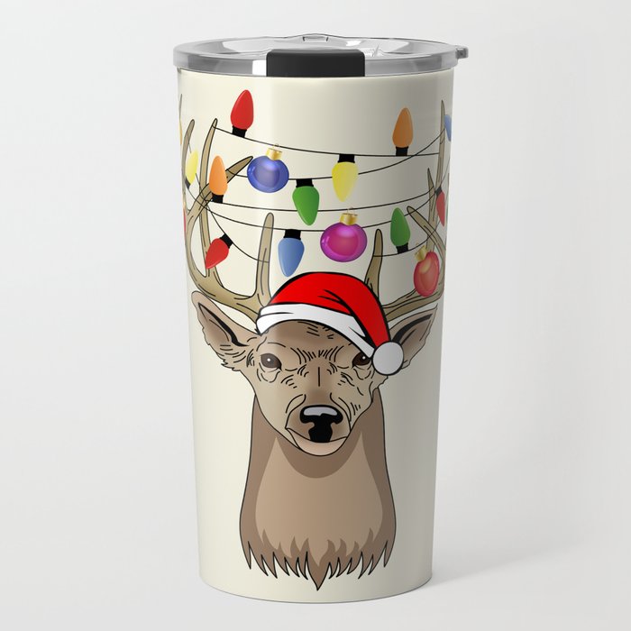 Christmas deer  Travel Mug