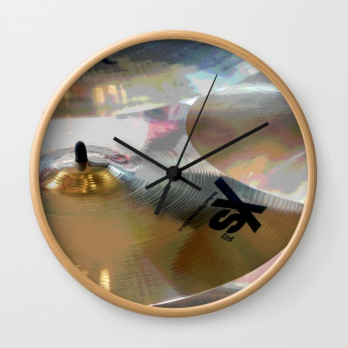Cymbals Wall Clock by Nancy J s Photo Creations Society6