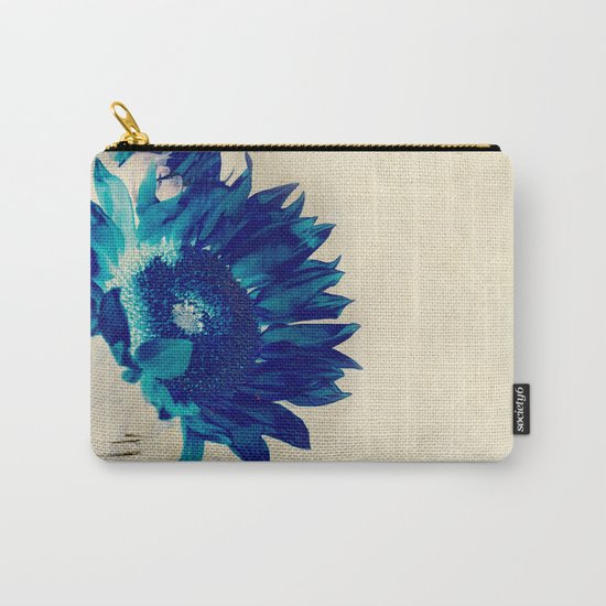 Sapphire Petal Carry-All Pouch
