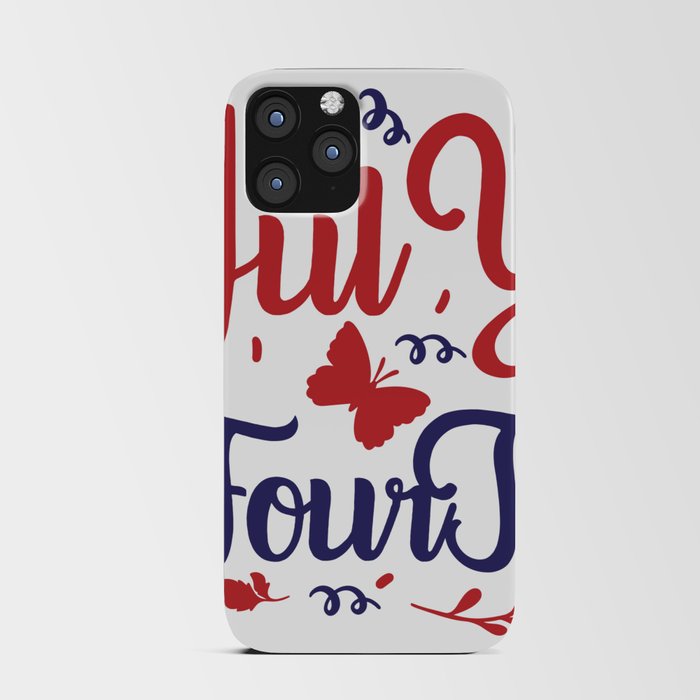 july fourth, 4th for july, patriot day usa iPhone Card Case