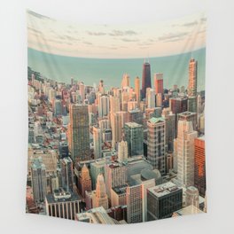 80 x 68 Created On Lightweight Polyester Fabric Designart TAP6599-80-68  San Jose Skyline Cityscape Blanket Décor Art for Home and Office Wall Tapestry x Large 