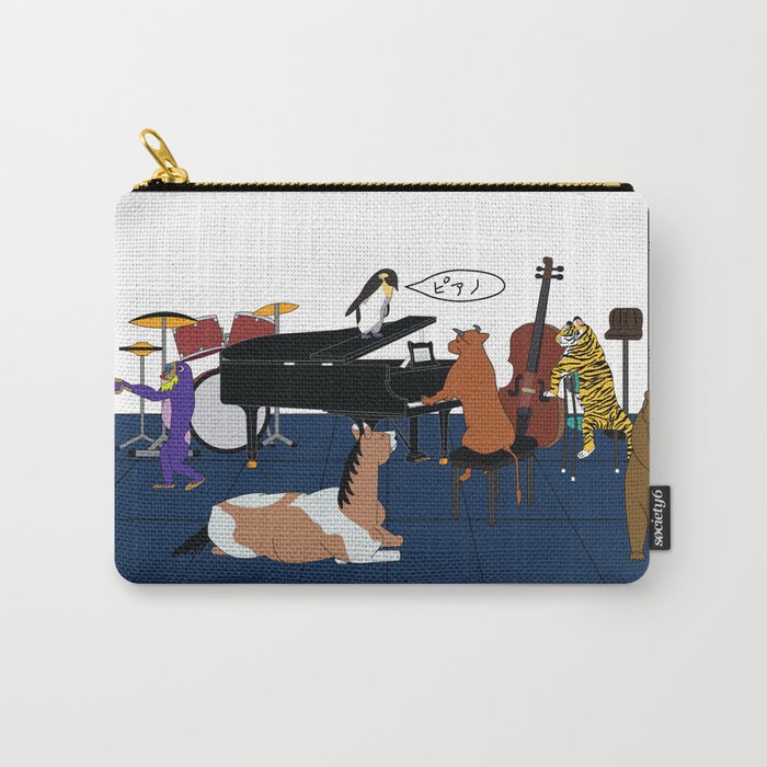 Animal Piano Bar Carry-All Pouch