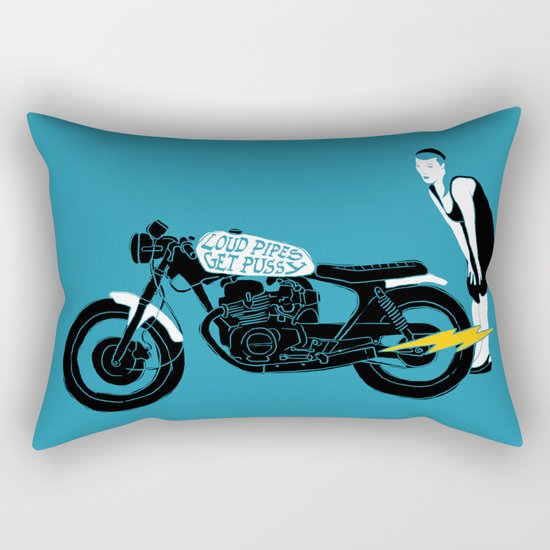 loud pipes Rectangular Pillow