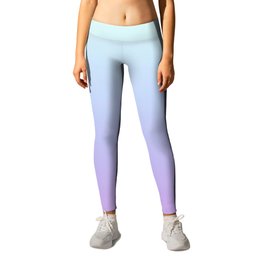 OMBRE LAVENDER BLUE COLOR Leggings | Ombre, Color, Colour, Periwinkle, Now Color, Trendy, Soothing, Shaded, Gradient, Digital 