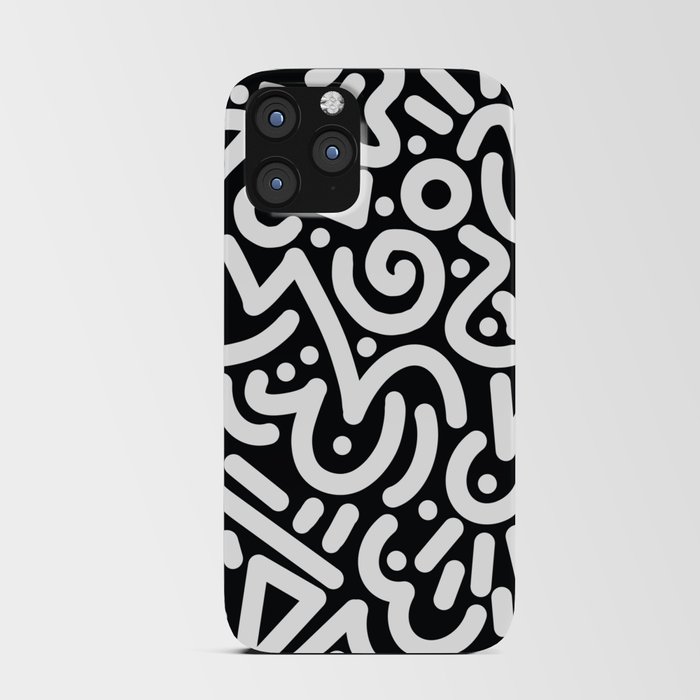 Squiggle Doodle Graffiti iPhone Card Case