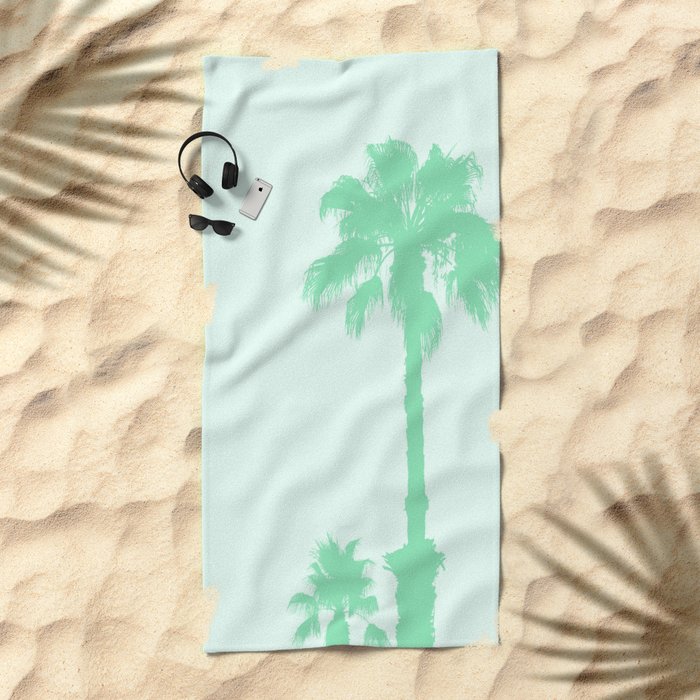 Mint Palms Beach Towel