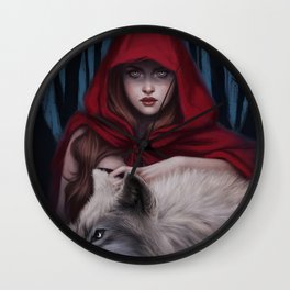 Blood to bear me flowers Wall Clock
