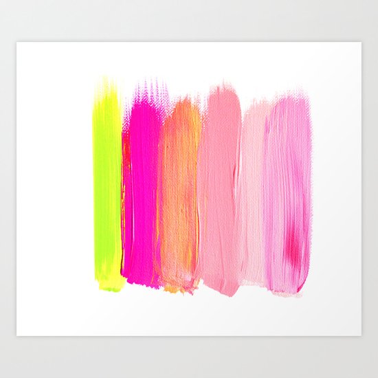Brush Strokes Art Print