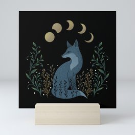 Fox on the Hill Mini Art Print