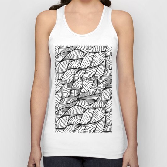Thread monochrome Unisex Tank Top