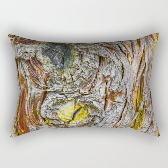 Face of Tree2 Rectangular Pillow