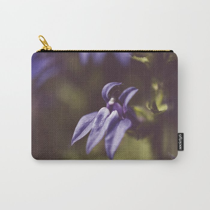 Dramatic Blue Cardinal Flower Botanical / Floral / Nature Photo Carry-All Pouch