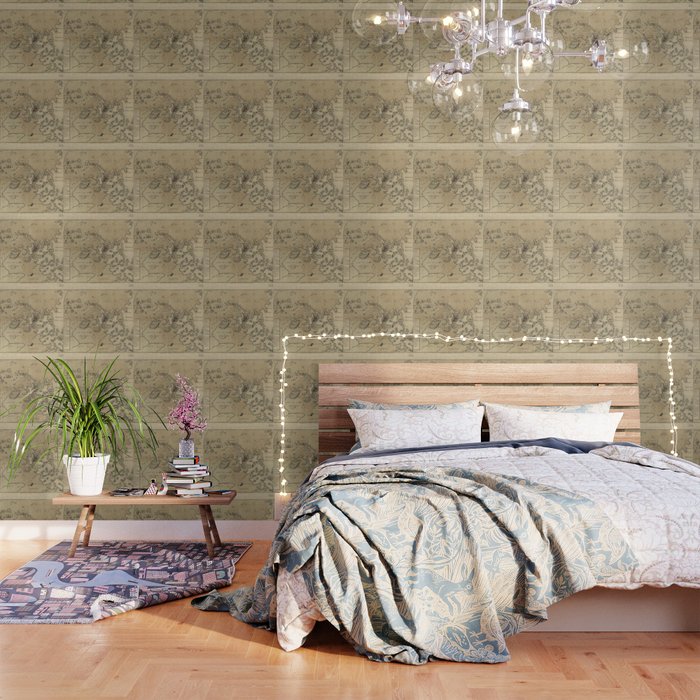 Vintage Boston Revolutionary War Map 1775 Wallpaper By