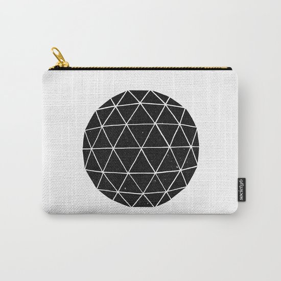 Dark Geodesic Carry-All Pouch
