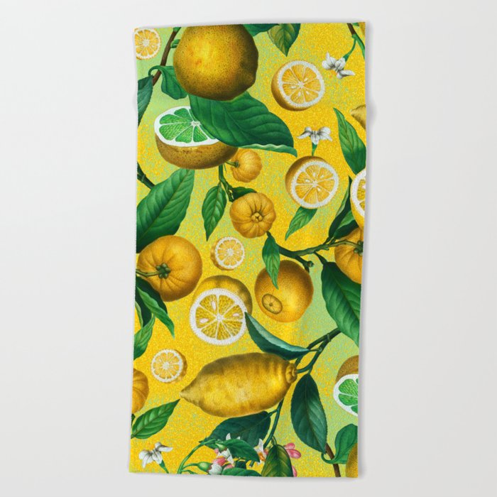 Citrus Ichangensis Beach Towel