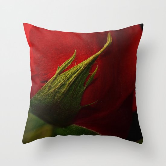 The Rose Throw Pillow
