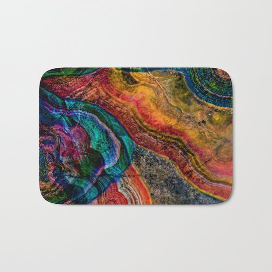 crystal marble Bath Mat