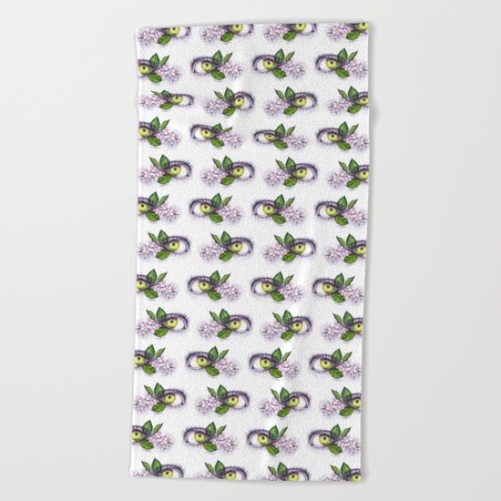 Apple of my eye Beach Towel