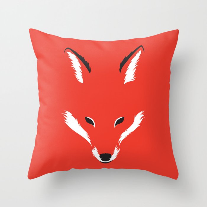 Foxy Shape Throw Pillow