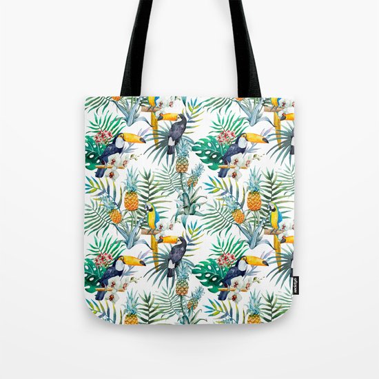 Parroted Tote Bag