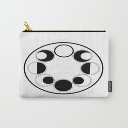 Moon Phase Circle Carry-All Pouch