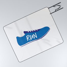 Running Shoes Picnic Blanket