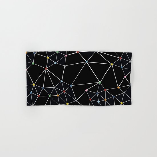 Seg with Color Spots Hand & Bath Towel