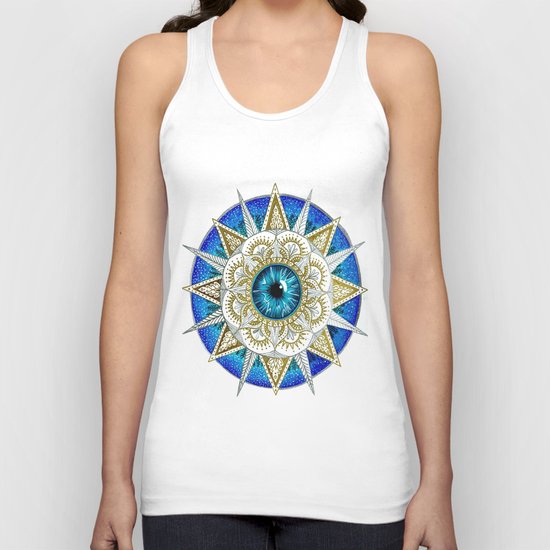 Eye Mandala Unisex Tank Top