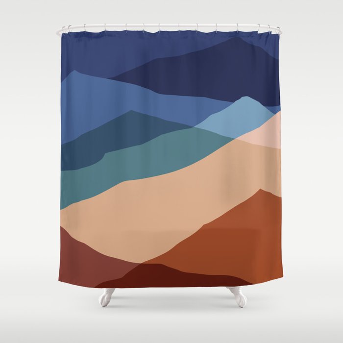 Mountains Shower Curtain