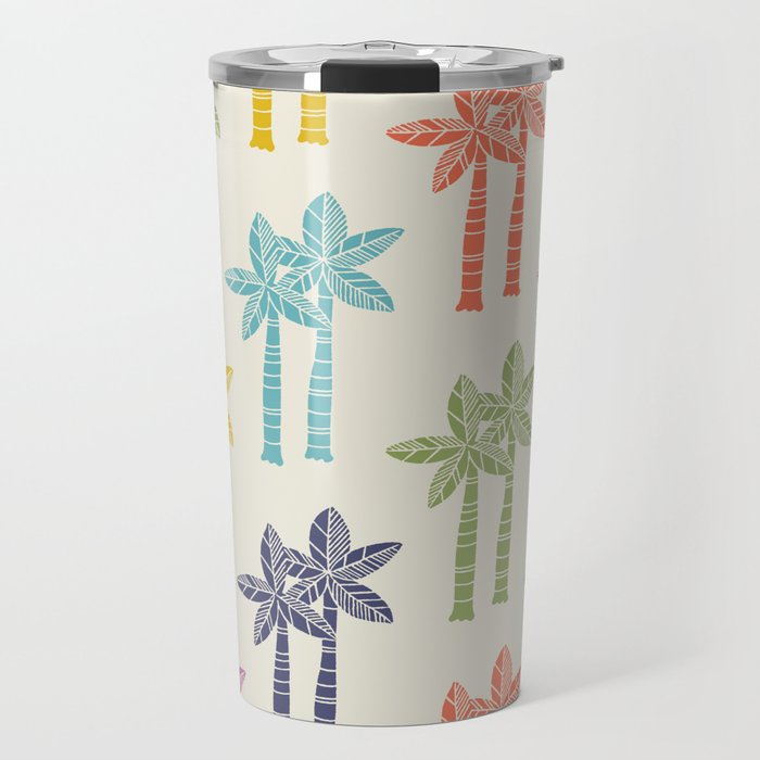 Palm Tree Pattern 22 Travel Mug