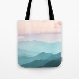 Smoky Mountain National Park Sunset Layers II - Nature Photography Tote Bag