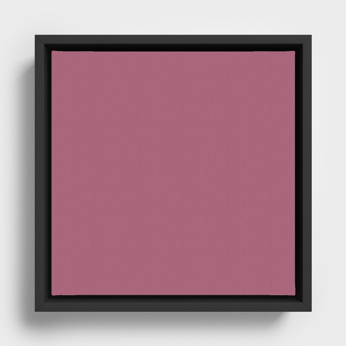 Dusty Rose Framed Canvas
