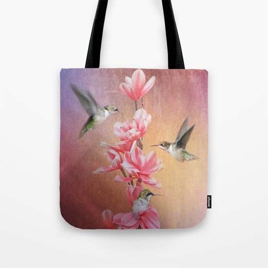 Hummingbirds Tote Bag