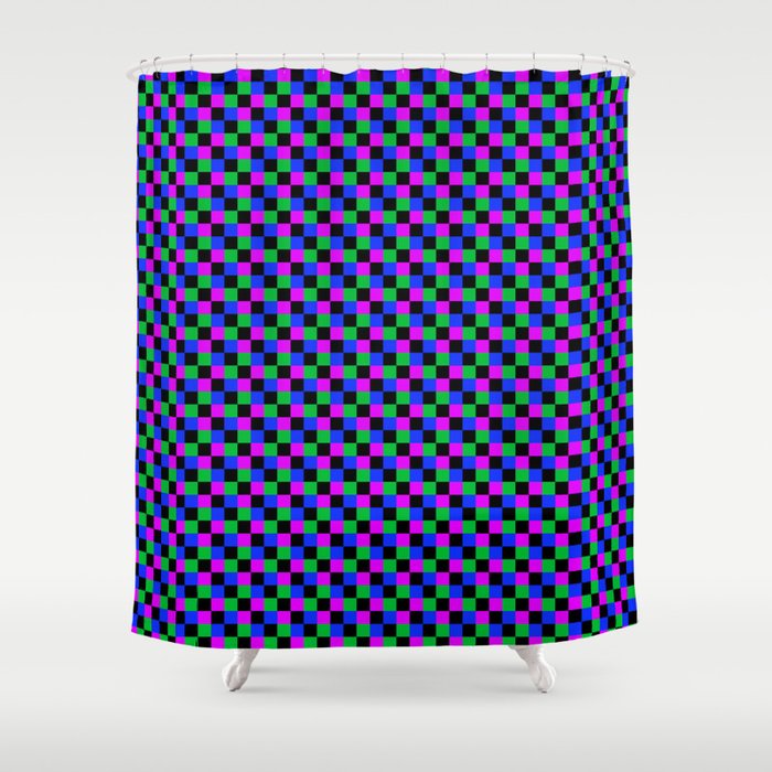 Continuous Pattern_002 Shower Curtain
