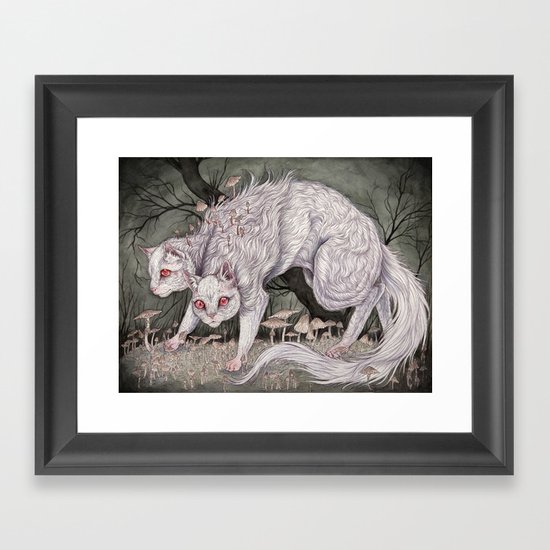 Albinism piece Framed Art Print