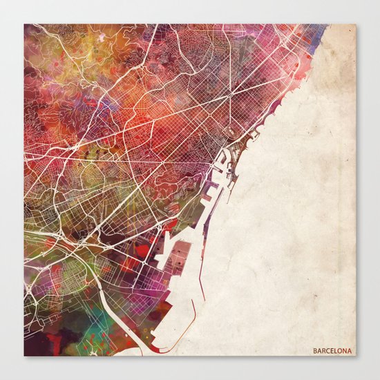 Barcelona Canvas Print