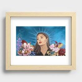 Alexandra Ocasio-Cortez PAINTING Recessed Framed Print