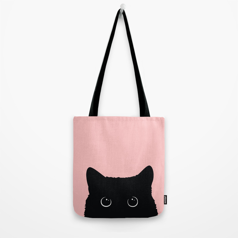 black cat handbag
