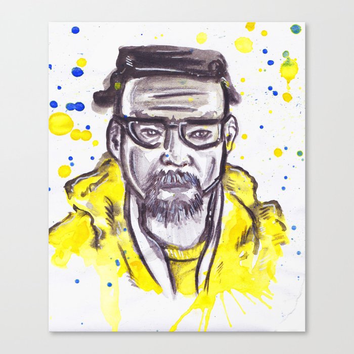 Breaking Bad Walter White Aka Heisenberg Watercolor Painting