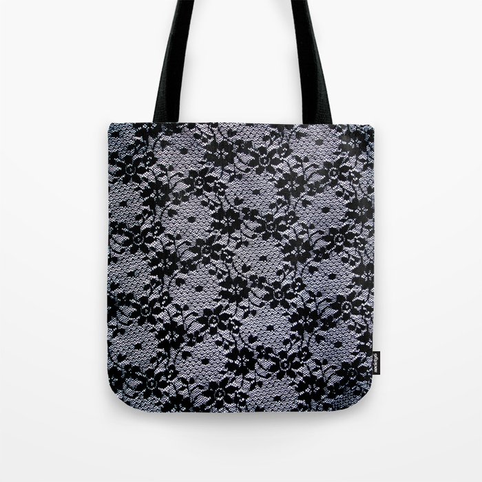 Black Lace Tote Bag By Elenaindolfi