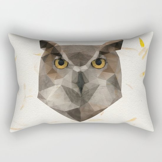 OWL triangle Rectangular Pillow