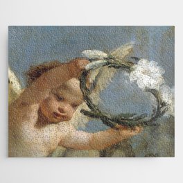 Angel with a Crown of Lilies Jigsaw Puzzle