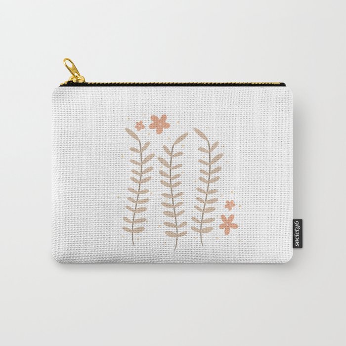 "Flower Power" By RachelDesigns Carry-All Pouch