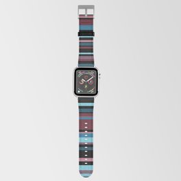 Horizontal Stripes pattern Design Apple Watch Band