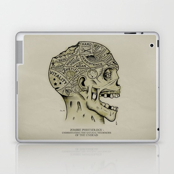 Zombie Phrenology Laptop & iPad Skin