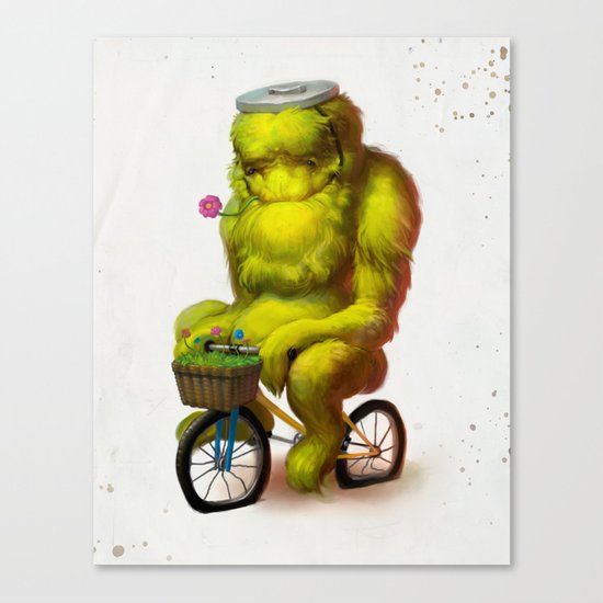 Bike Monster 1 Canvas Print