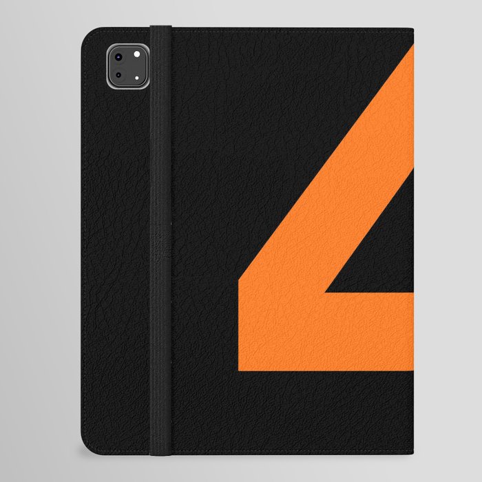 Number 4 (Orange & Black) iPad Folio Case