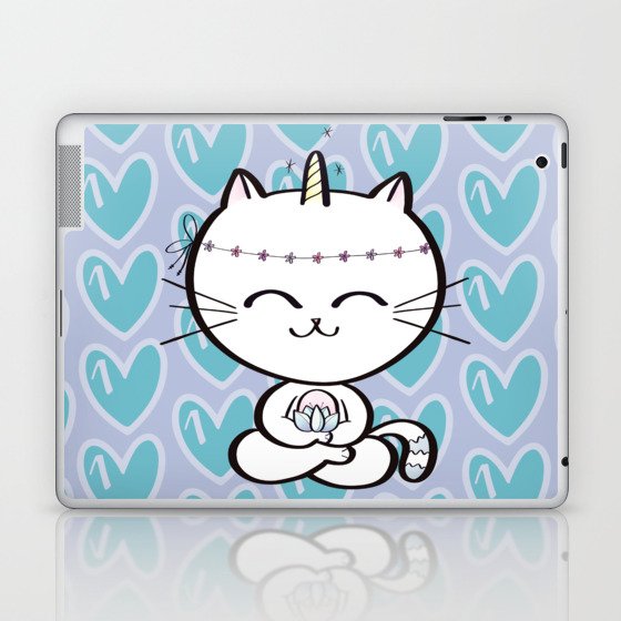 Lily Unicorn Kitty Laptop Ipad Skin By Natalie1love Society6
