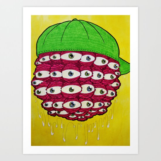 Eyebawler Art Print